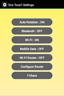 Download One Touch Settings APK