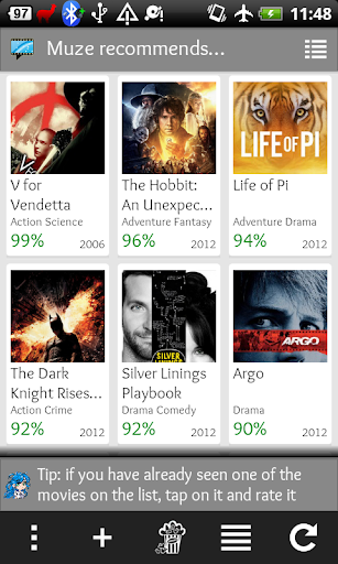 Muze free - Movies recommender