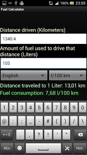 Fuel Calculator