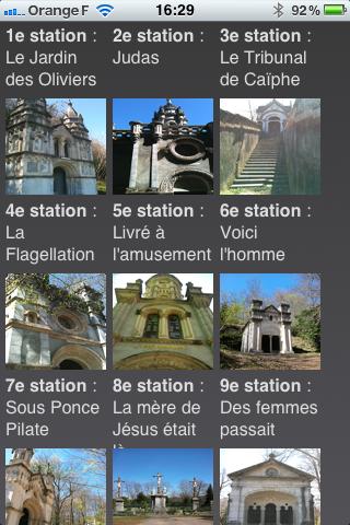 Android application Bétharram Lourdes screenshort