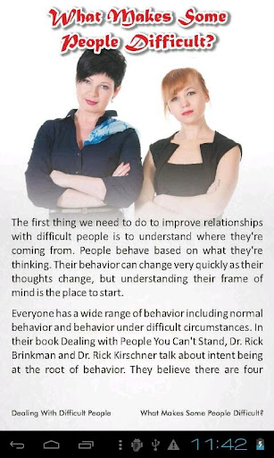 【免費書籍App】Dealing With Difficult People-APP點子