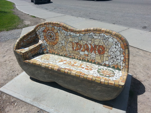 Mosaic Potato Bench