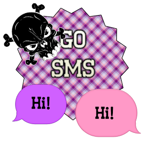 GO SMS - Luv Skulls 4.apk 1.1