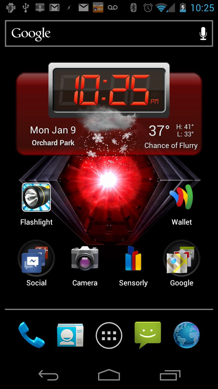 Android application Motorola RAZR Boot Wallpaper screenshort