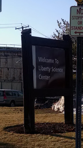 Welcome To Liberty Science Center Sign