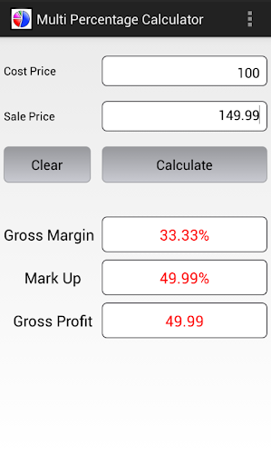 【免費財經App】Multi Percentage Calculator-APP點子