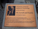 S.E Lovell And Family Plaque