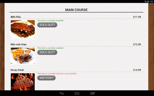 Tablet Waiter Lite Screenshots 4