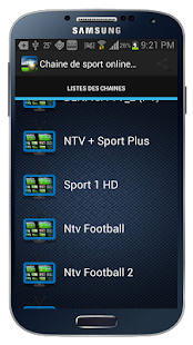 Chaine sportive en direct - screenshot thumbnail