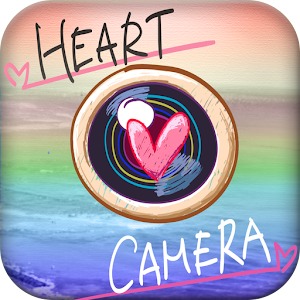 My Heart Camera - cute photo logo