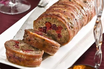 Chestnut & cranberry roll
