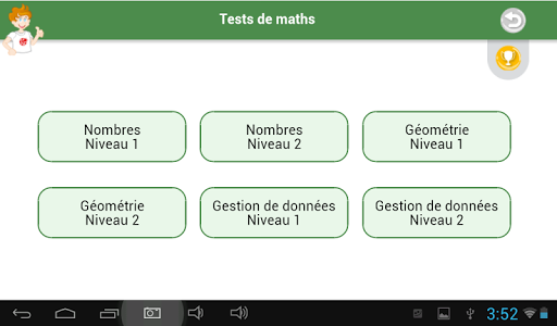 Tests de maths