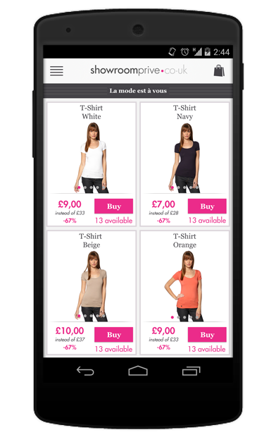 Showroomprive - Android Apps on Google Play