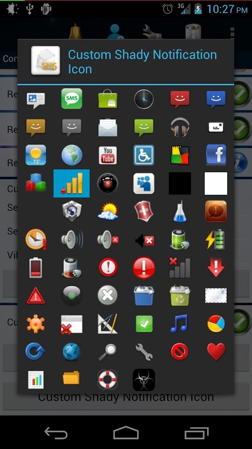 Android application Shady Icon Pack 1 screenshort