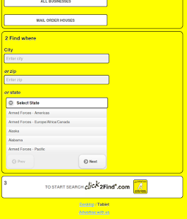 Click2Find Yellow Pages Screenshots 1