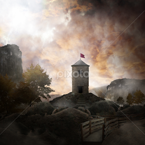 The Second Tower by Dan Ludeman - Digital Art Places