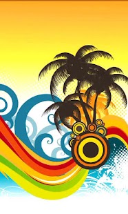 Android application Tropical Wave Live Wallpaper screenshot