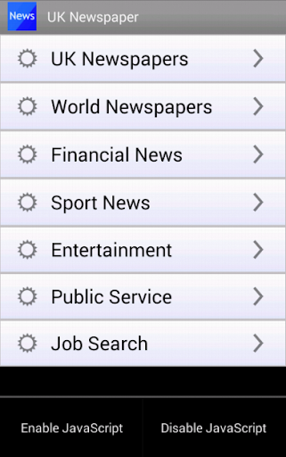 UK Newspaper Browser UK News