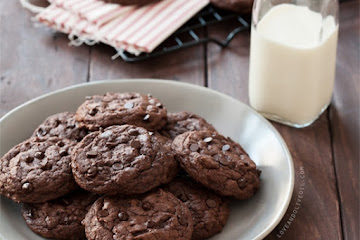 Double Chocolate Chipotle Cookies