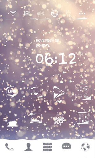 Snow Blossom Dodol Theme