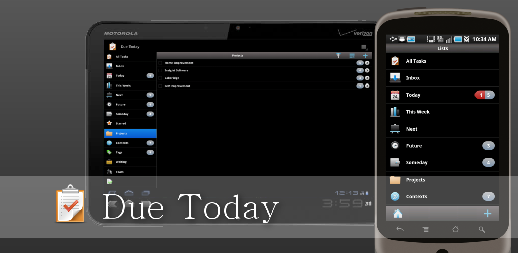 Наведи андроид. TODOLIST приложение. Due today. Cal due today. BLACKBERRY Firmware Android 6 Review screenshot.