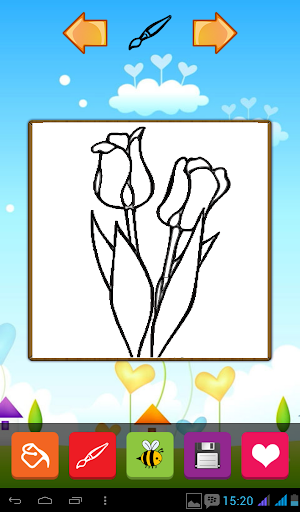 Tulip Coloring Pages