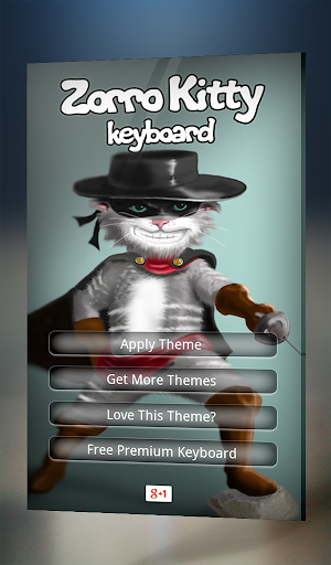 Zorro Kitty Keyboard