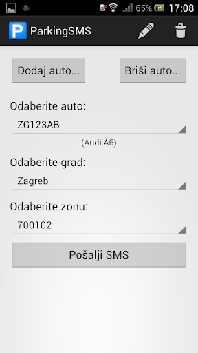 Parking SMS