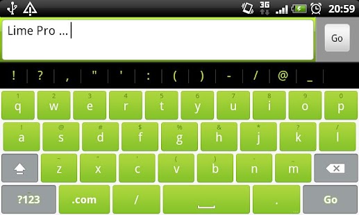 Lime Pro - HD Keyboard Theme APK for Bluestacks  Download 