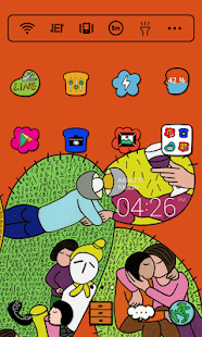 Lastest Juri Hwang LINE Launcher theme APK for Android