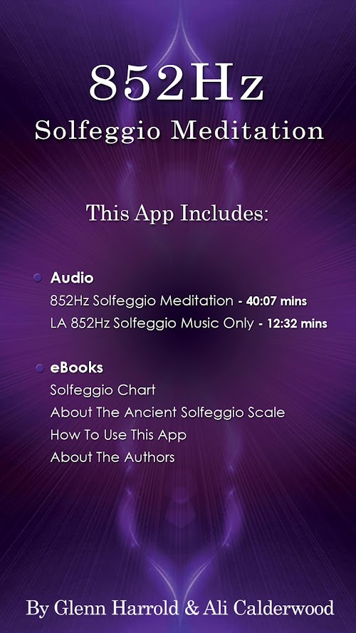 Android application 852 Hz Solfeggio Meditation screenshort