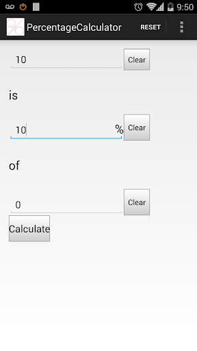 Percentage Calculator