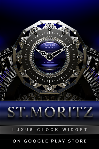 St.Moritz digital Clock Widget Screen 3