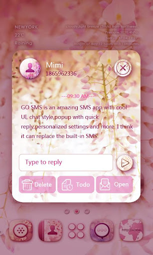 免費下載個人化APP|GO SMS FLOWER DANCE THEME app開箱文|APP開箱王