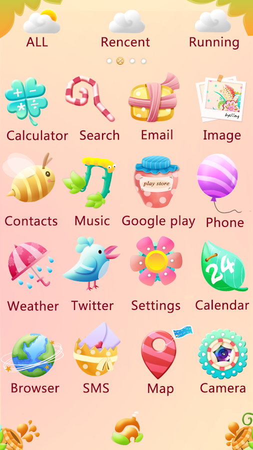 themes free tumblr cute Pack  Apps  Google Play  on (free) Android Garden Icon Cute