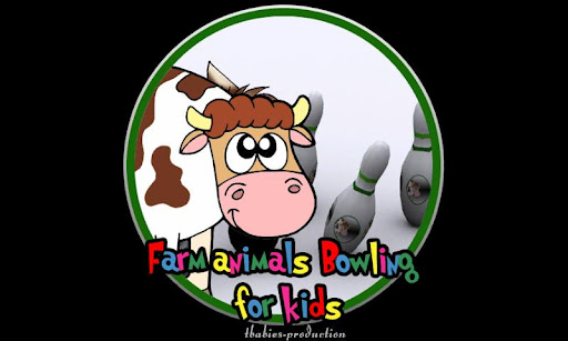Farm Animals bowling for child