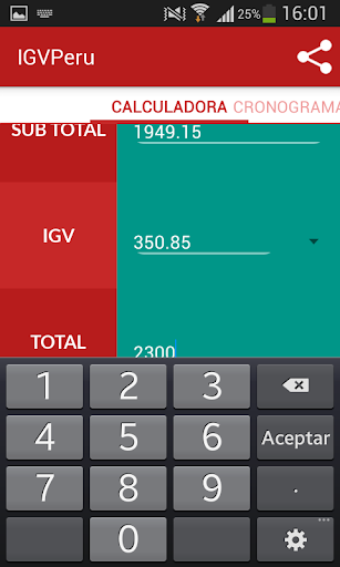 【免費財經App】Calculadora IGV Perú-APP點子