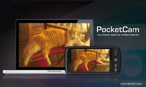 Android application PocketCam screenshort