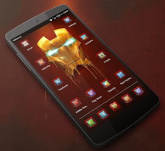 Ironman HD APEX/ADW/NOVA/GO v2.0.0 APK For Android