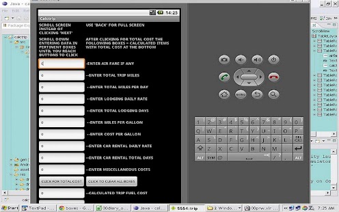 TRIP COST ITEMIZED + TOTAL Screenshots 0