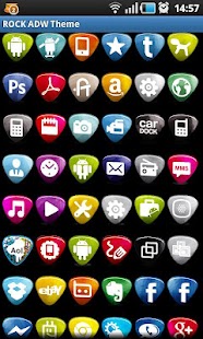 ROCK Music ADW Theme HD Screenshots 2
