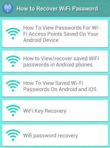 How to Recover Wifi Key