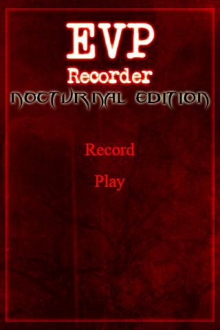 EVP Recorder Nocturnal GHOST