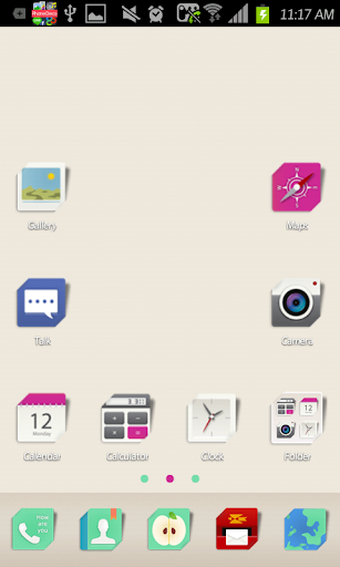 Simplecard go launcher theme