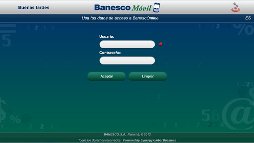 BanescoMóvil Panamá Tablet
