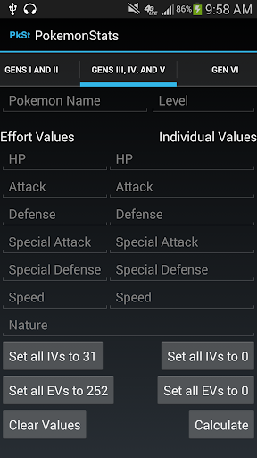 Pokemon Stat Calculator [Beta]
