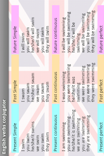 Free English verbs conjugator APK