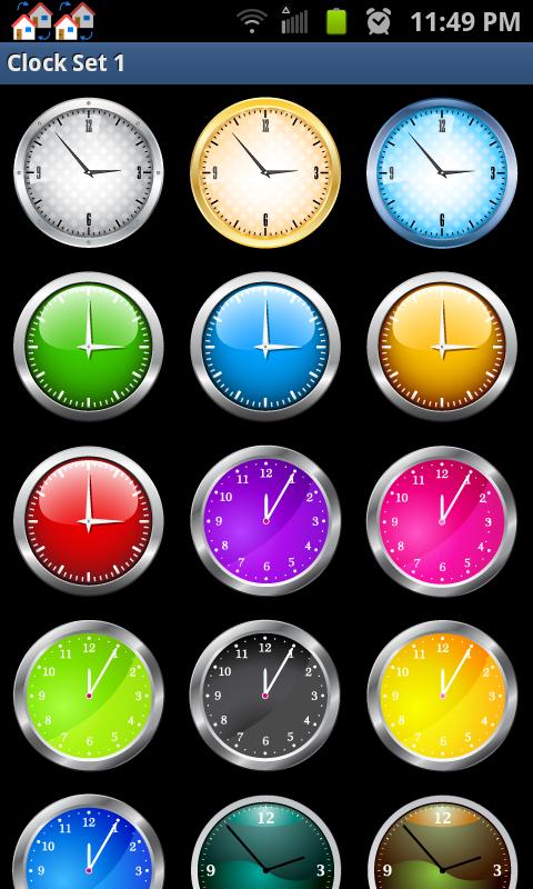 70+ Analog Clocks (Set 1) Screen 1