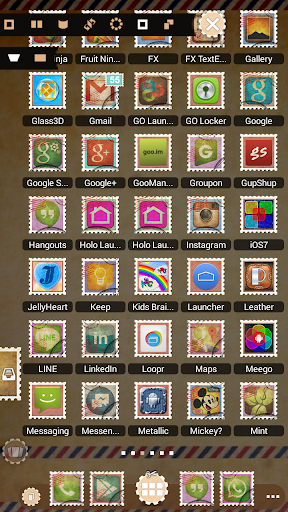 【免費個人化App】Postage Stamp TSF Shell Theme-APP點子