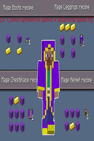 Dr Cyanos Wands Mod for MCPE